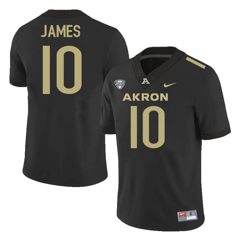 Gavin James Akron Zips Jersey,University Of Akron #10 Gavin James Jersey Youth-Black